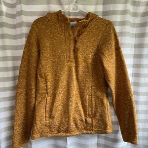 Columbia medium button neck hoodie